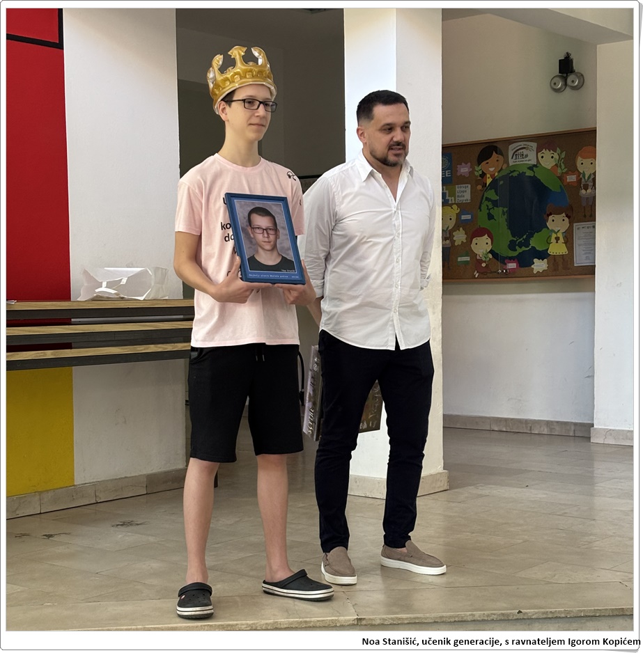 Noa Stanišić, učenik generacije – SLUŠAJTE NA SATU, UŠTEDITE VRIJEME