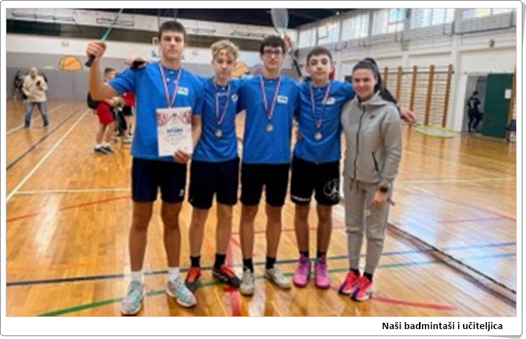 Natjecanje u badmintonu – PRVI PUT, I ODMAH IZBORILI DRŽAVNO